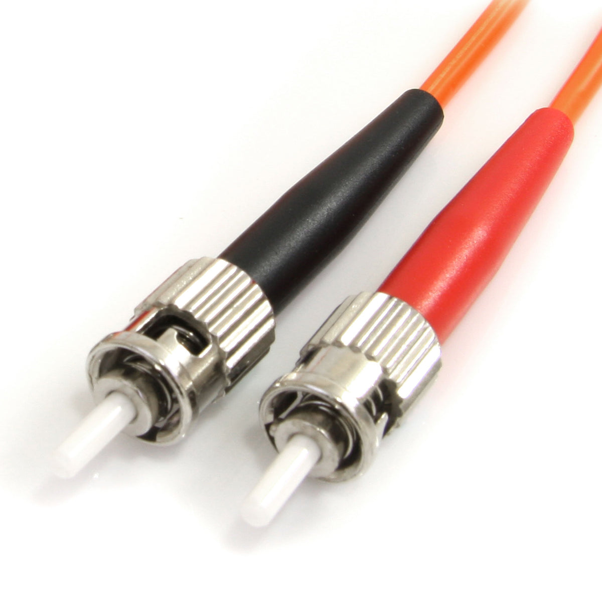StarTech.com FIBSTST2 OM1 multimode duplex fiber cable supports long-distance data transmission.