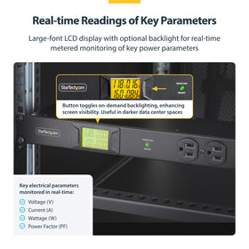 StarTech.com surge-protection LED status indicates protection at a glance
