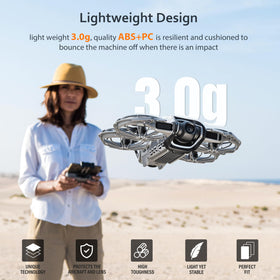 STARTRC Neo 2 gimbal bumper close-up highlights ABS strength