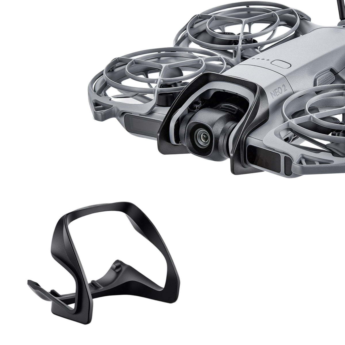 STARTRC gimbal bumper front view protects DJI Neo 2 camera during flights