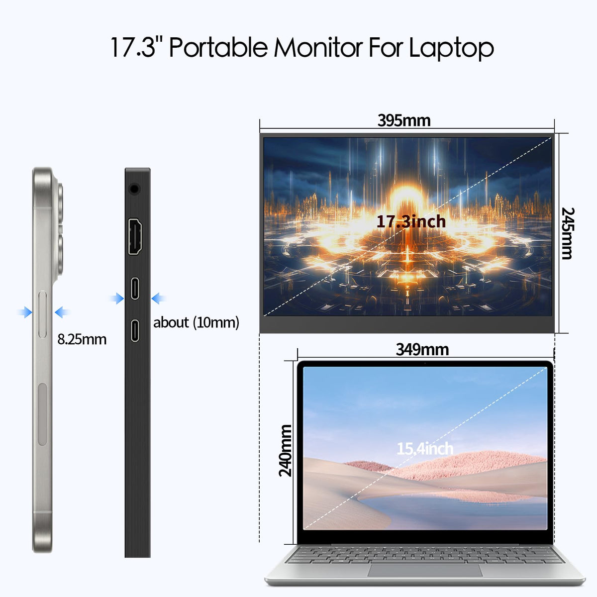 StarXnDa close-up of IPS panel texture showing accurate color rendering