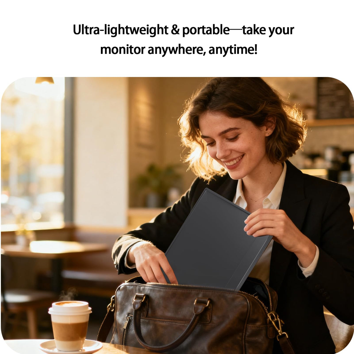 StarXnDa travel-ready monitor fits in a bag for on-the-go work