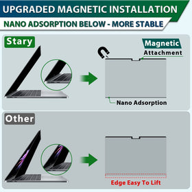 STARY anti-glare demo outdoors reducing reflections for clearer visibility