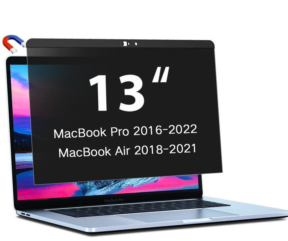 STARY front view of privacy screen on MacBook showing clean fit and protection
