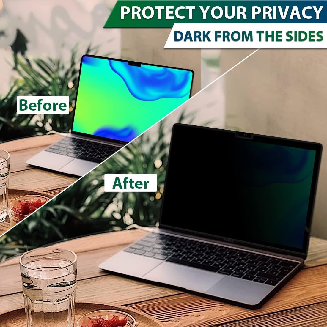 STARY MacBook Pro 14 privacy screen — sliding camera cover for privacy