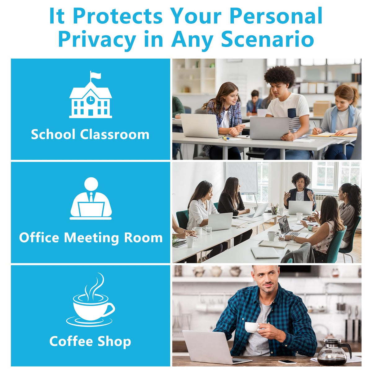 Removable and reusable privacy screen for MacBook Neo 13