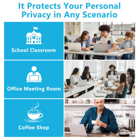 Removable and reusable privacy screen for MacBook Neo 13