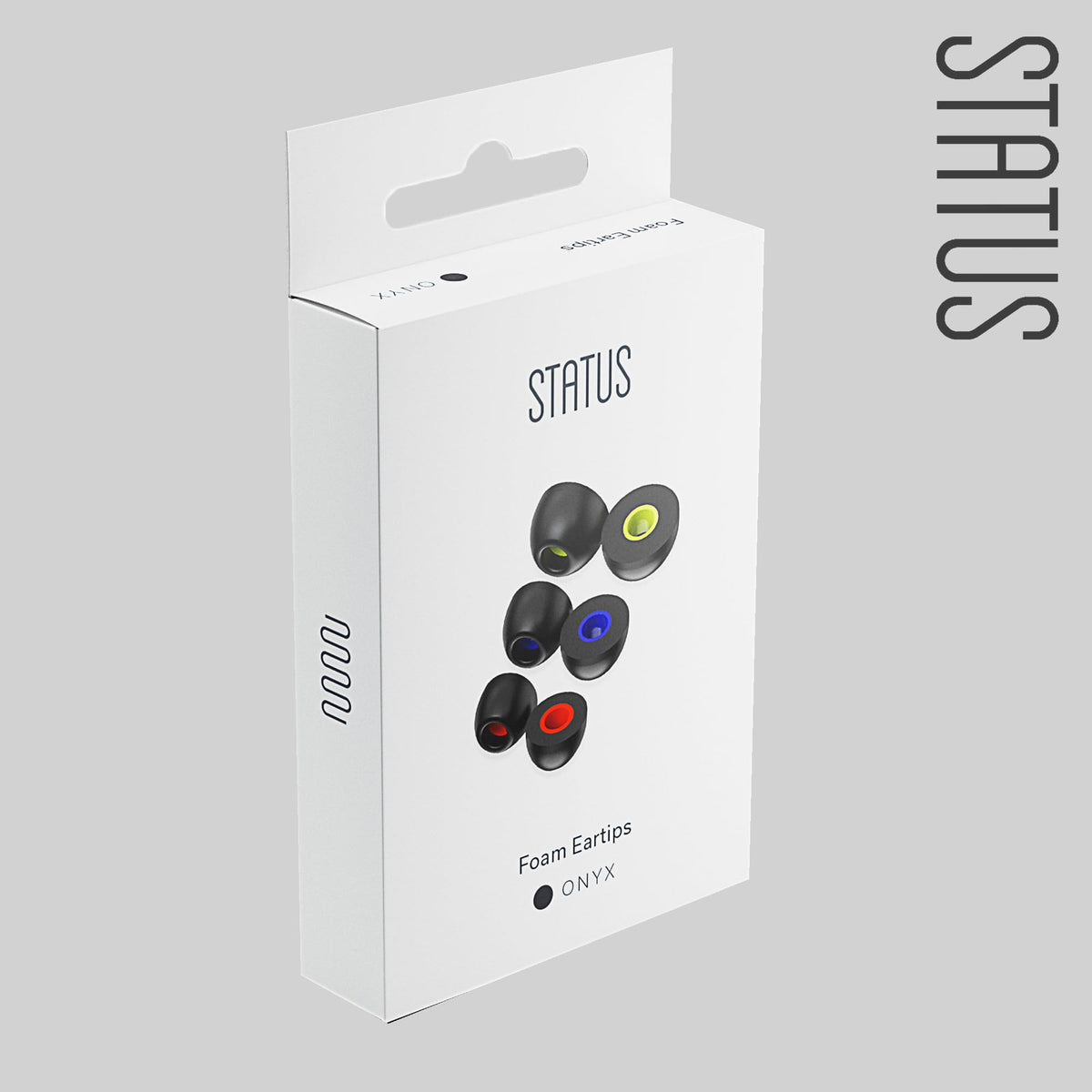 Status Audio Between Pro/3ANC foam ear tips with multiple sizes for secure fit