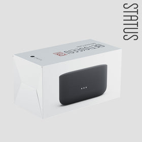 Status Audio case cover for headphones, back view, durable protection and grip-enhanced design for on-the-go.