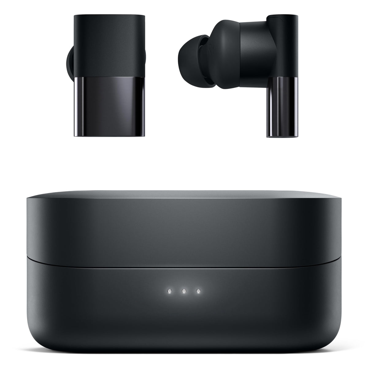 Status Between 3ANC earbuds in black with a secure fit for daily listening.