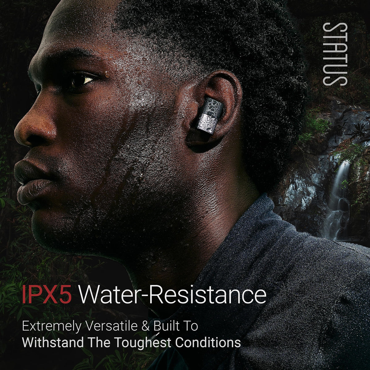 Status Between 3ANC earbuds highlight multiple microphones for clear calls.