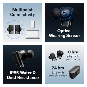 Status Pro X six-mic VoiceLoom AI array for clearer calls
