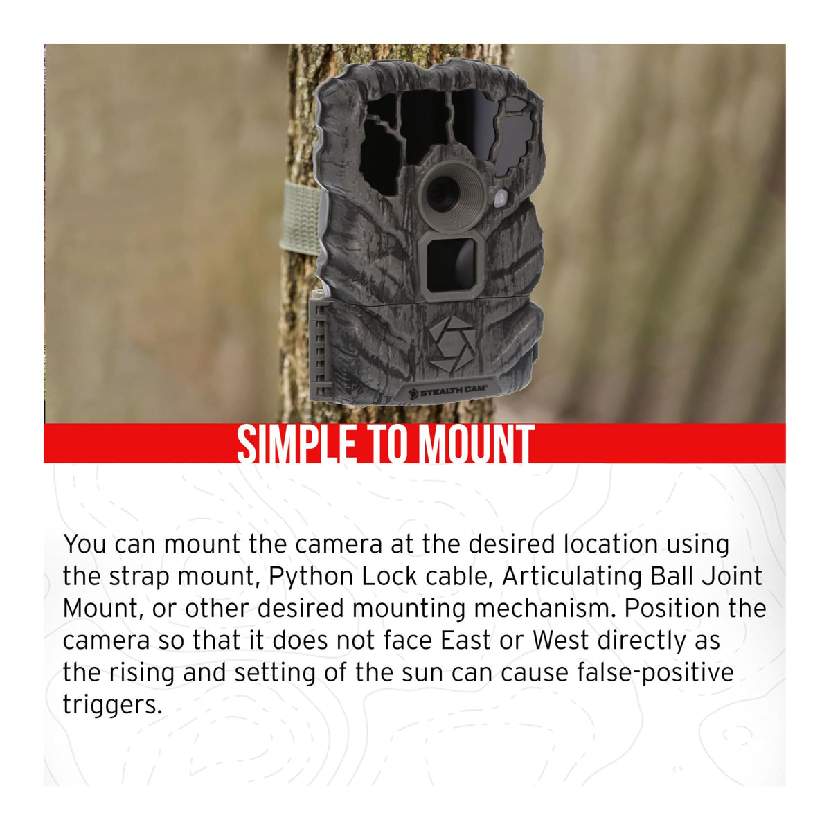 Stealth Cam Browtine 32GB memory card enabling extended field monitoring.