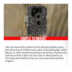 Stealth Cam Browtine 32GB memory card enabling extended field monitoring.