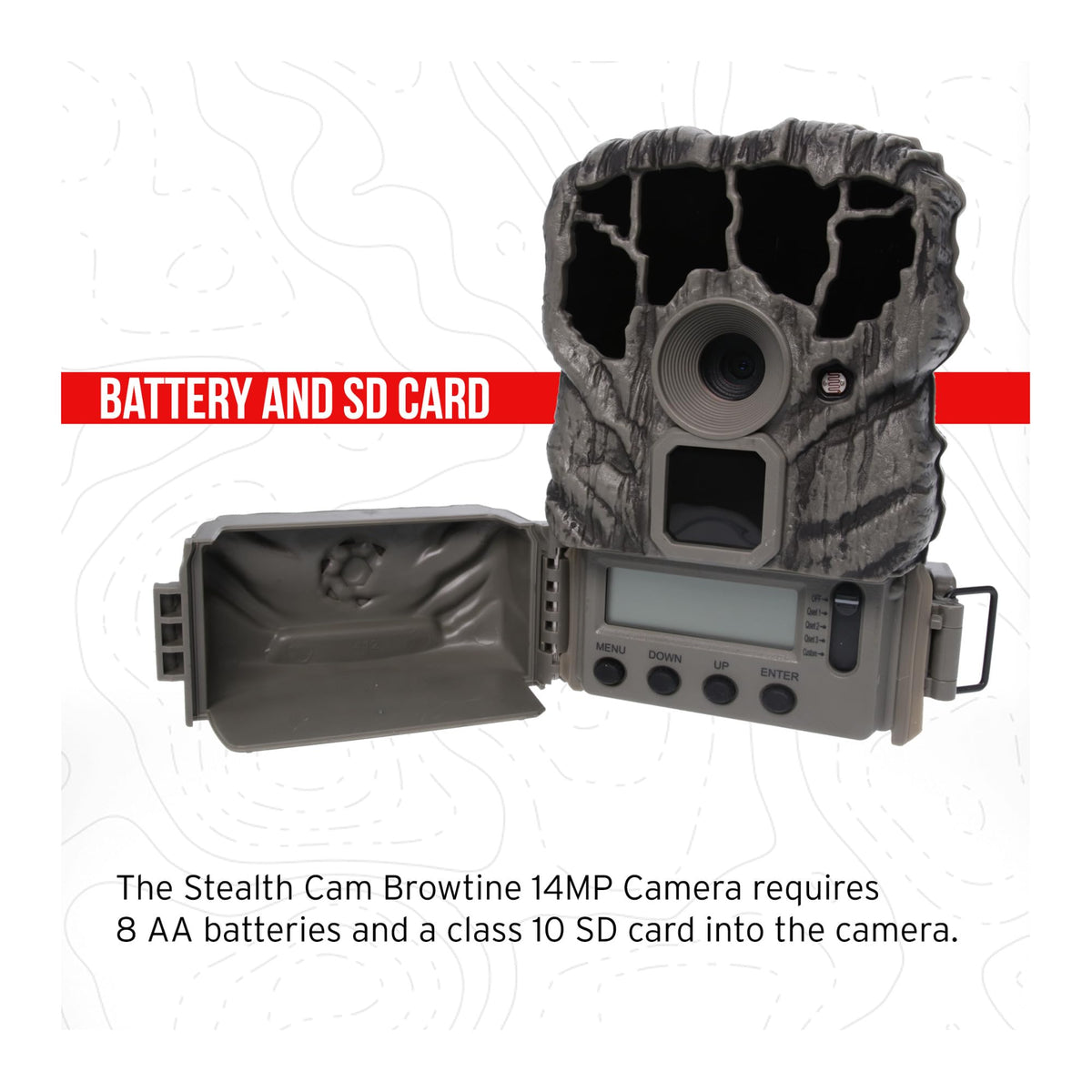 Stealth Cam Browtine USB card reader supports fast image transfers.