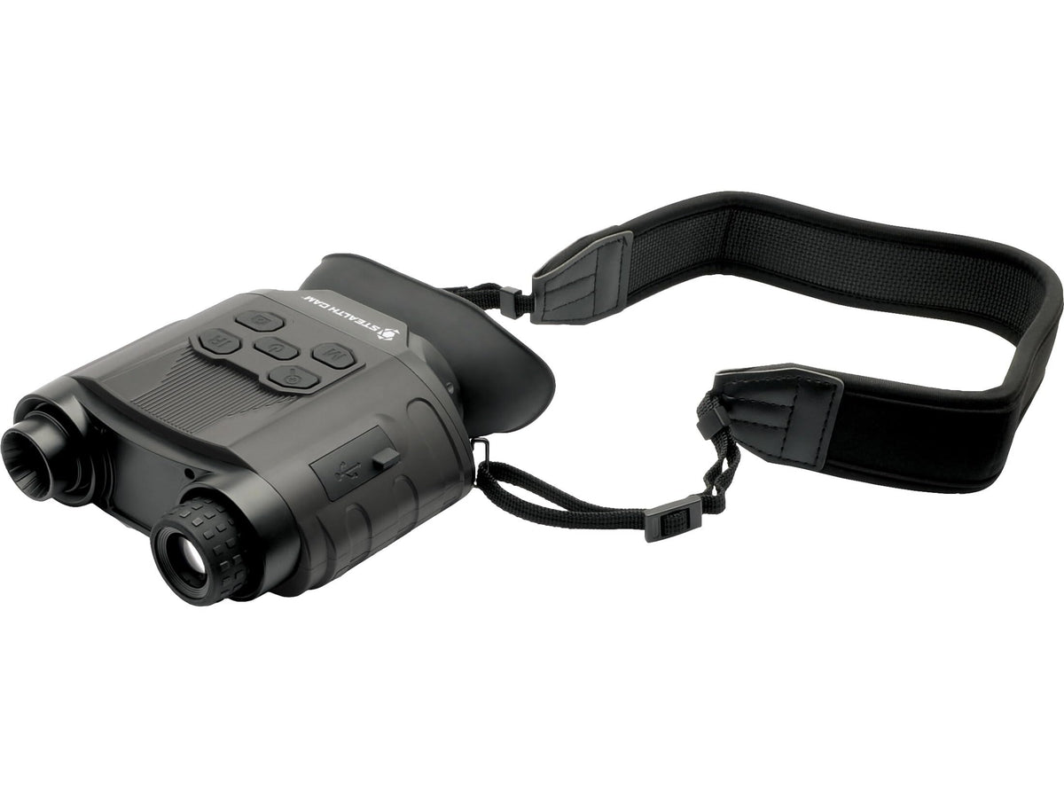 Stealth Cam DNVB durable rubberized housing protects against rugged field use.
