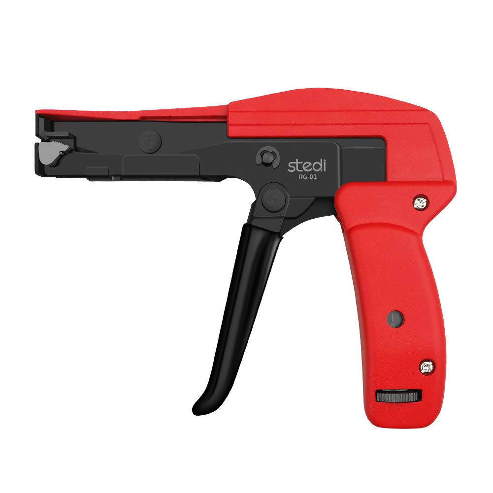Stedi Cable Tie Gun ergonomic handle enables comfortable one-handed operation