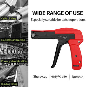 Stedi Cable Tie Gun forged steel body for durable on-site performance