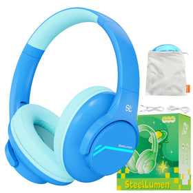 Steellumen Nova1Lite headphones with ANC button for quick quiet mode during study