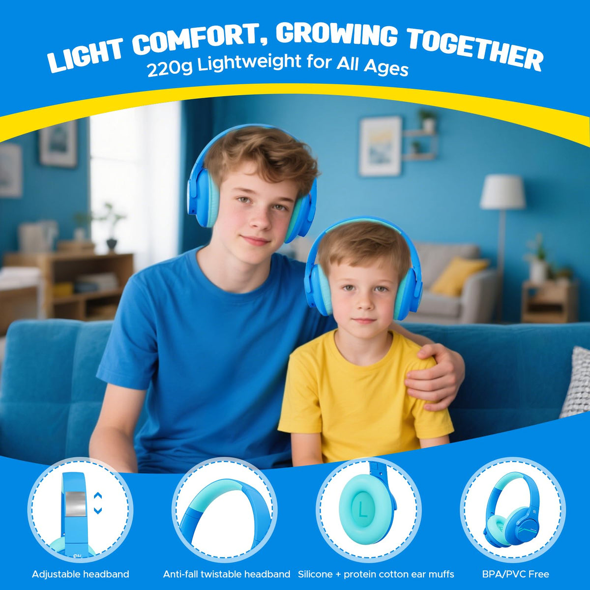 Ultra-light Steellumen Nova1Lite design offering comfortable wear for kids