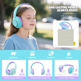 Bluetooth 5.4 with a reliable mic for virtual classrooms.