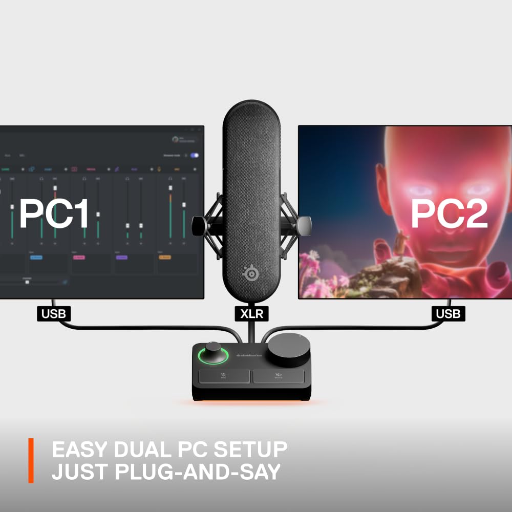 SteelSeries Alias Pro Kit Sonar software interface for easy audio routing