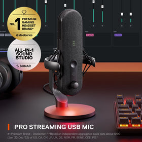 SteelSeries Alias software interface with Sonar enables easy routing and noise control.