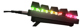 Apex 9 Mini with RGB lighting preview showing customizable color effects