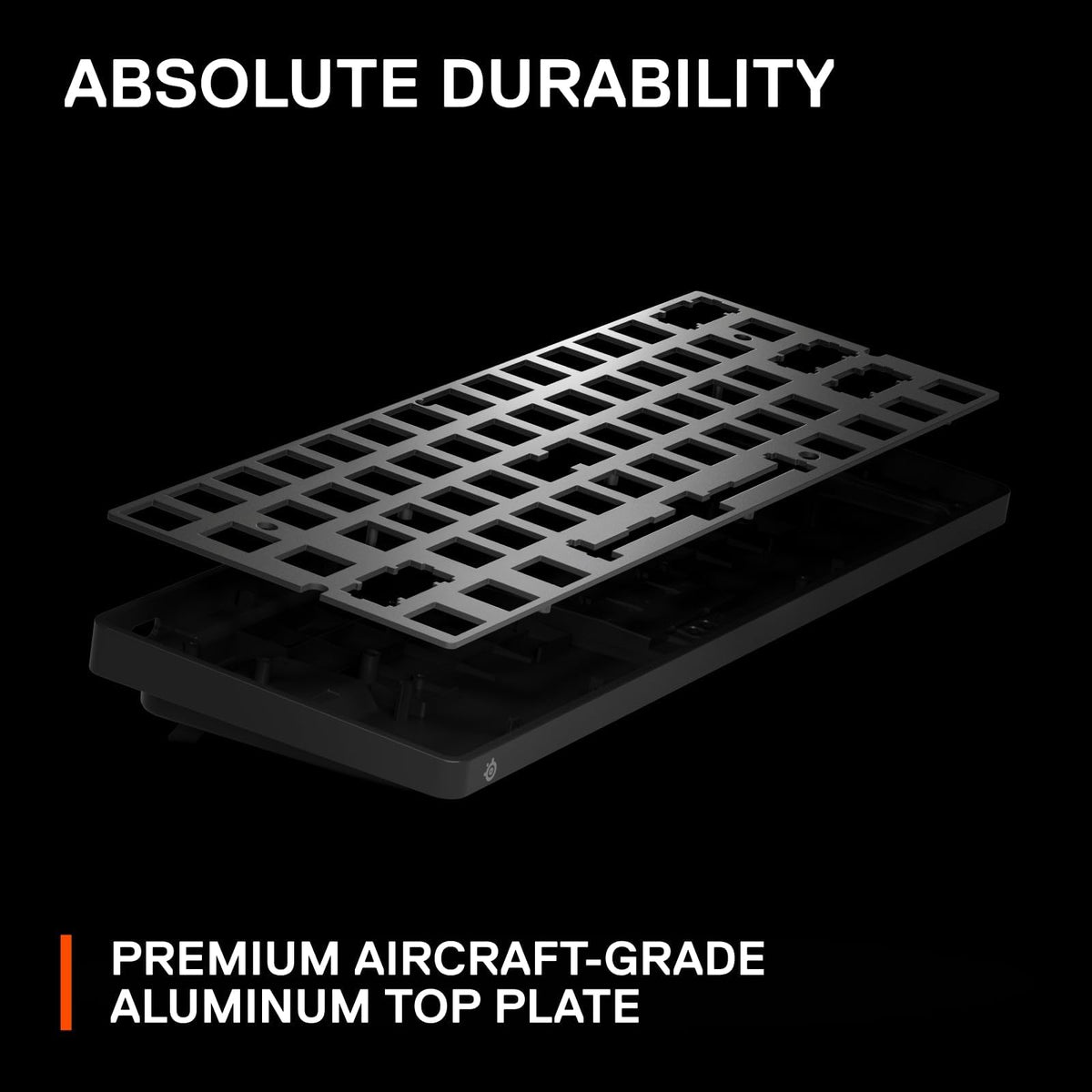SteelSeries Apex Pro Mini compact 60% form factor saves desk space