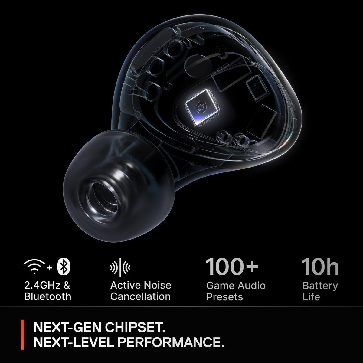 SteelSeries Arctis GameBuds renewed charging case.