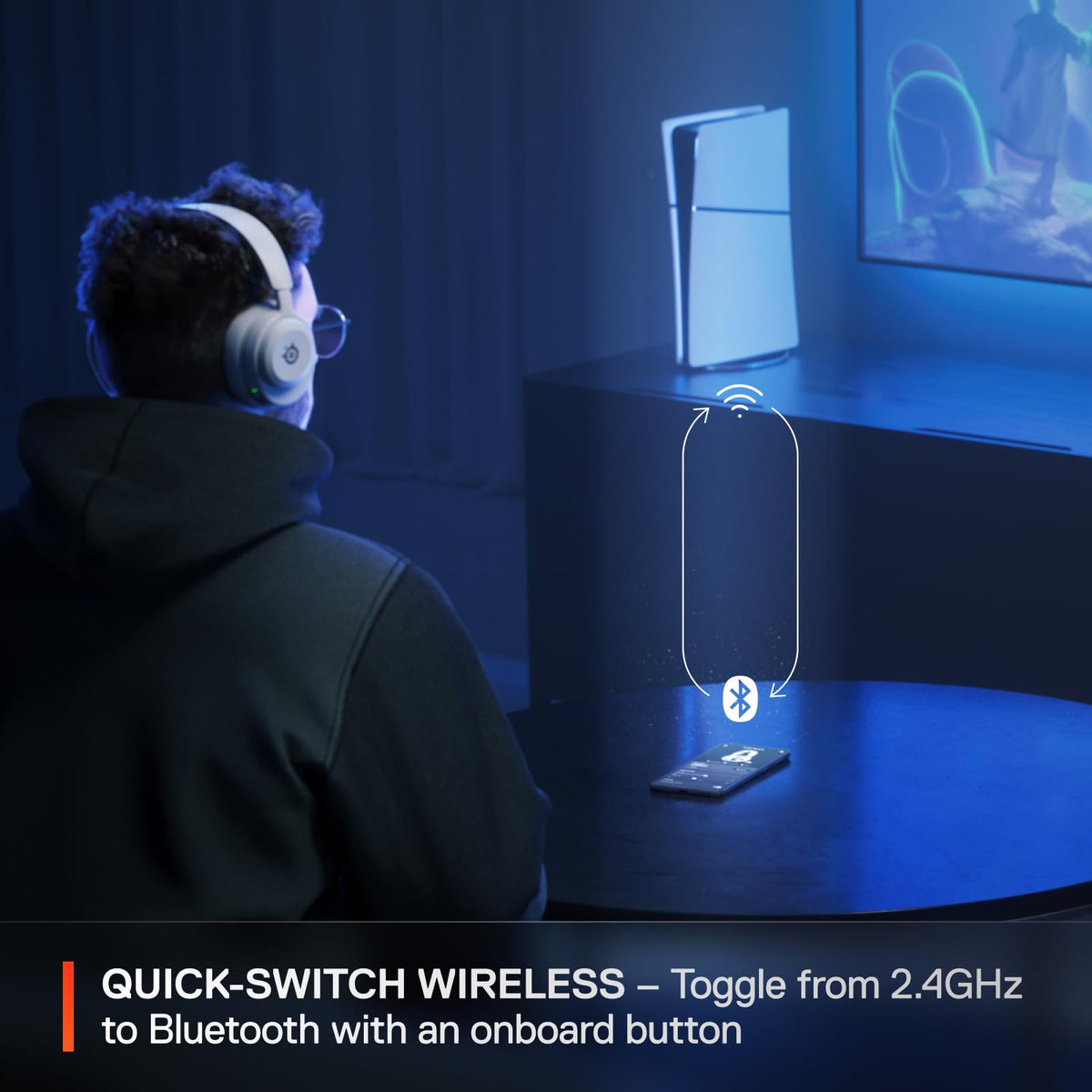 Arctis Nova 5 battery indicator illustrating 60-hour capacity