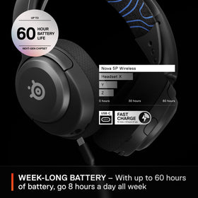 SteelSeries Arctis Nova 5P quick-switch control between 2.4GHz and Bluetooth