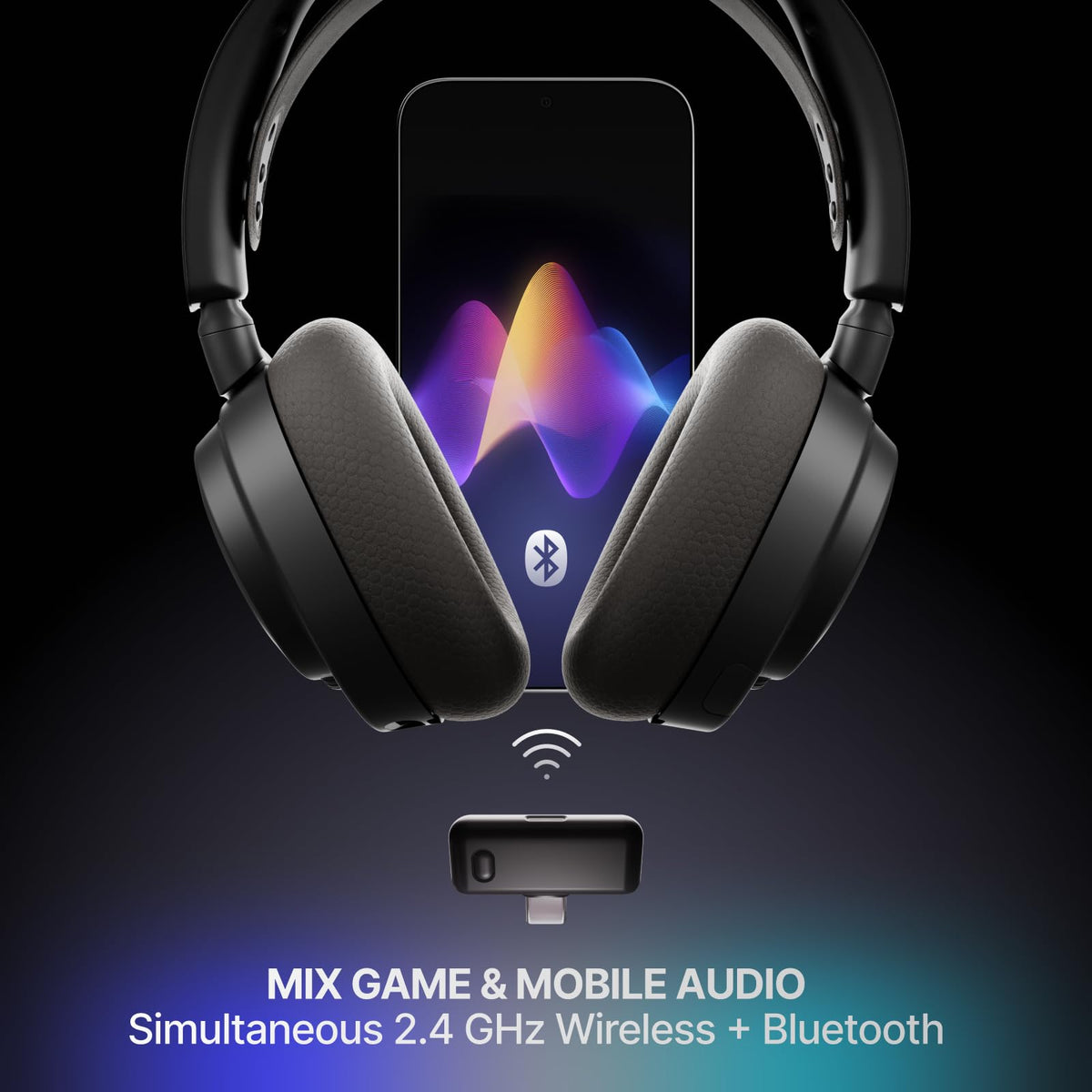 SteelSeries Arctis Nova 7 Gen 2 microphone close-up with noise rejection