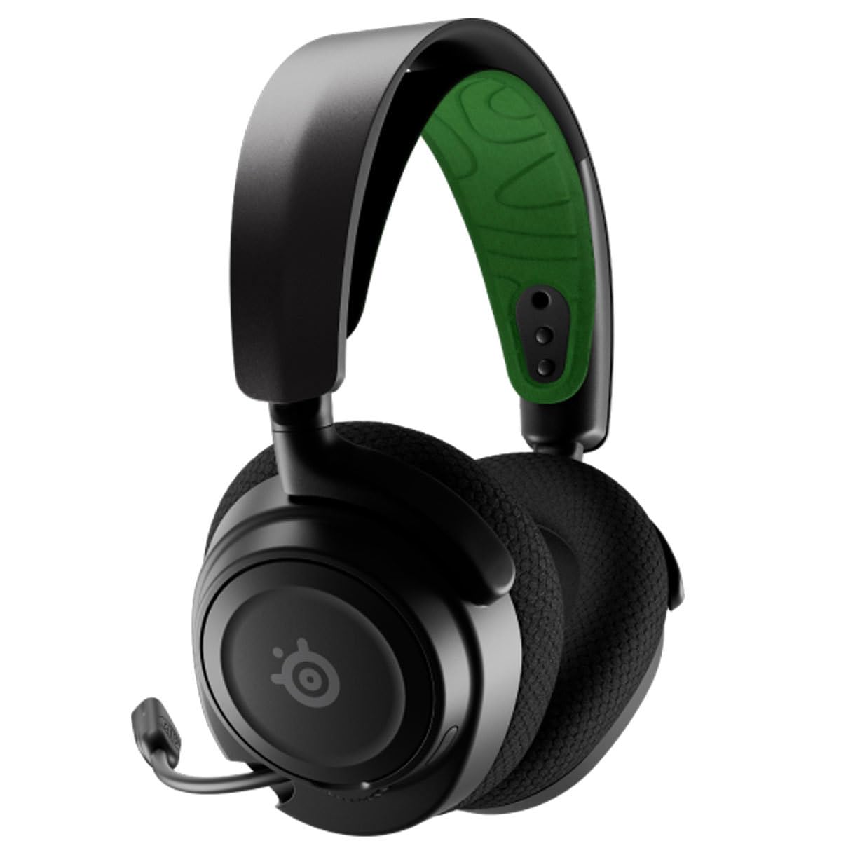 SteelSeries Arctis Nova 7X front view showing a sleek black headset for comfort