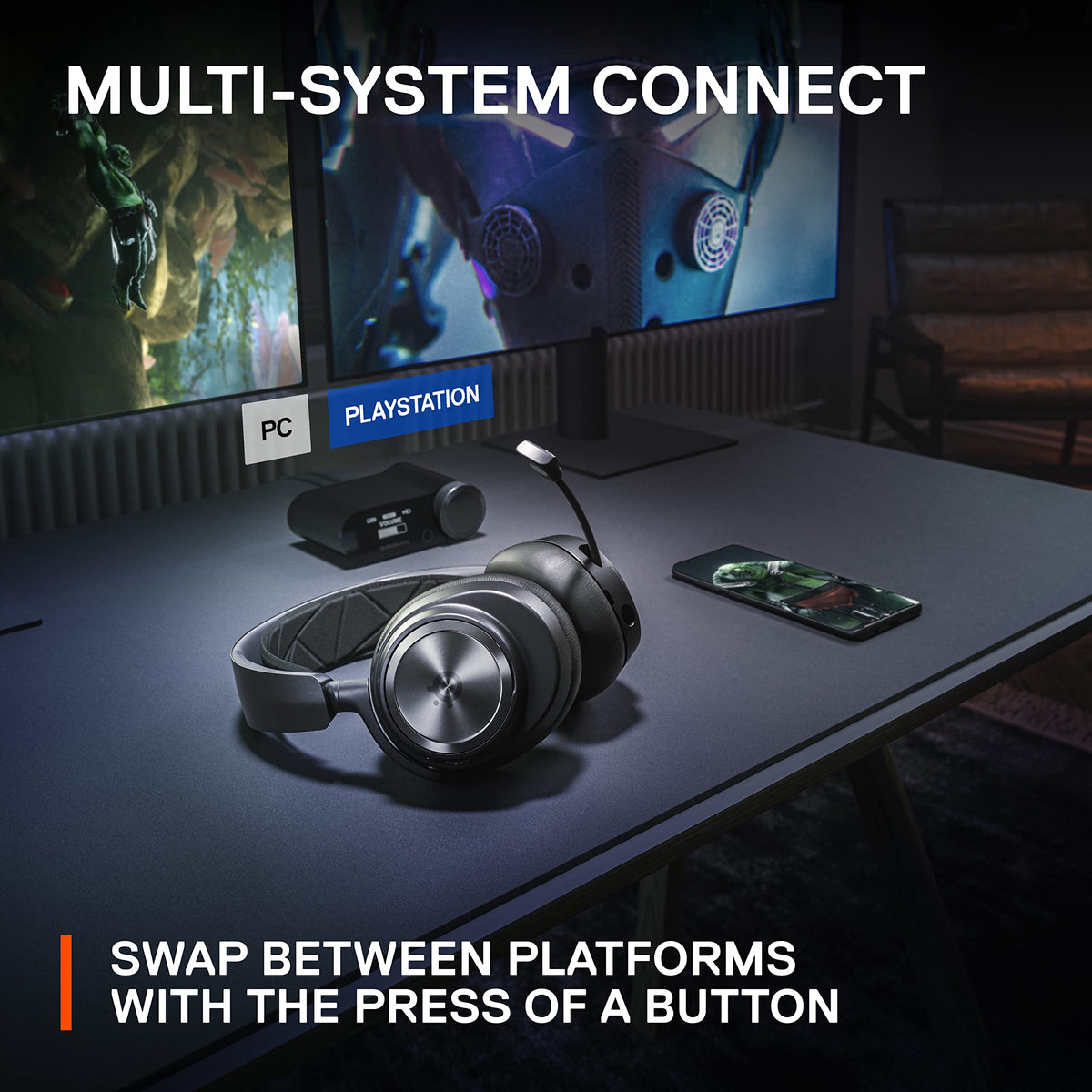 SteelSeries Arctis Nova Pro Renewed 2.4 GHz and Bluetooth for calls