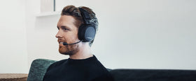 SteelSeries Arctis Pro Wireless hi-res drivers close-up reveal expansive frequency range.