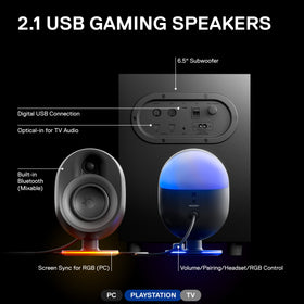 SteelSeries Arena 7 6-5 inch subwoofer delivering deep bass