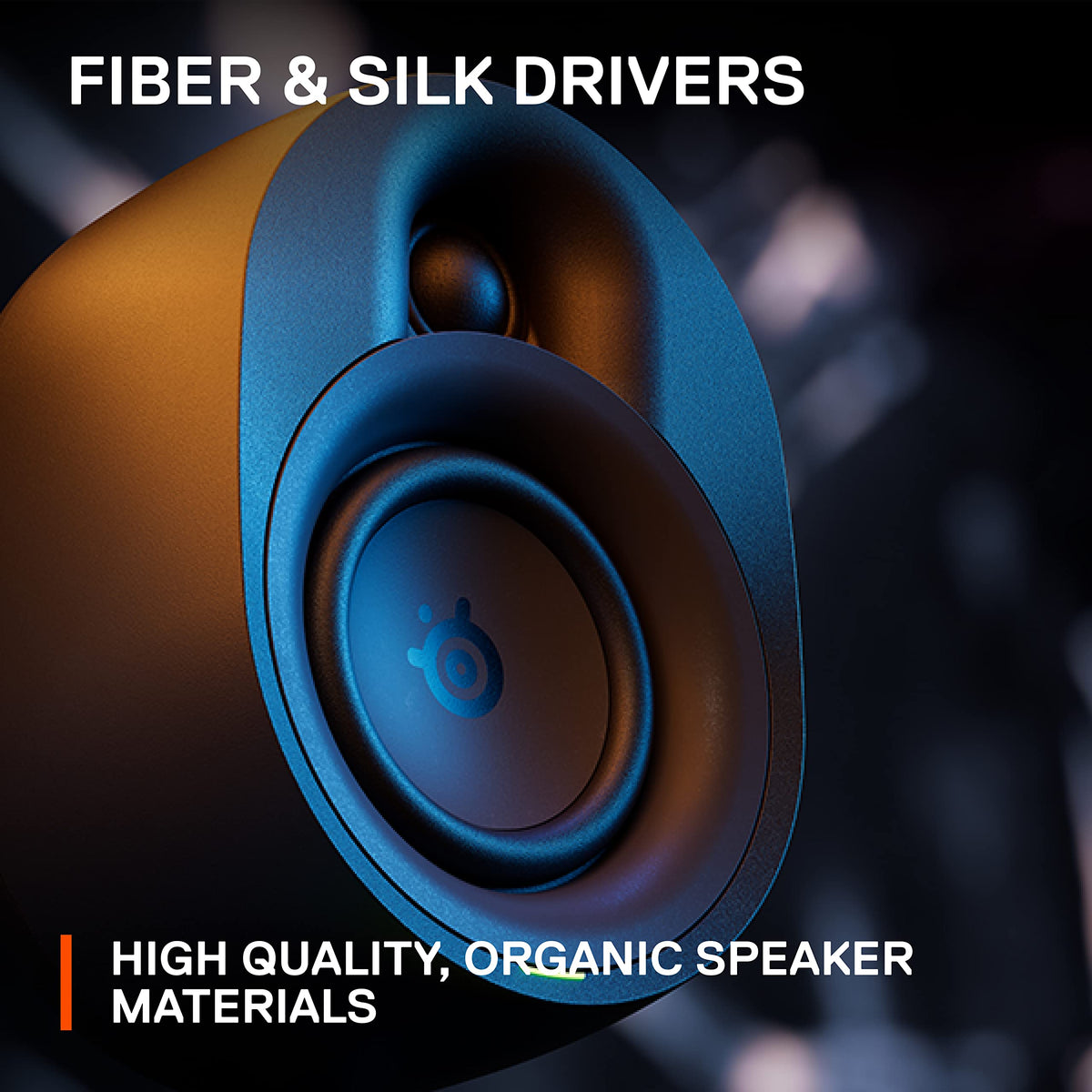 SteelSeries Arena 7 side profile highlighting compact, modern design