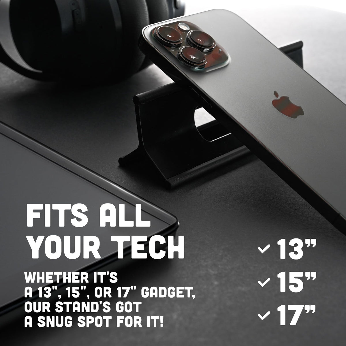 Steepy in use on a coffee shop table with laptop to improve posture and workspace comfort
