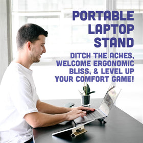 Steepy ideal for office, airport, or cafe workspaces.