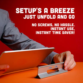 Steepy rubber-edge detail preventing slips and protecting device finish