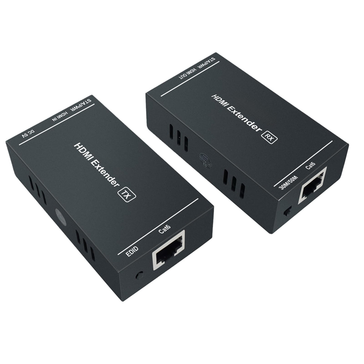 Steetek receiver rear ports with HDMI and Ethernet, simplifies remote display hookup