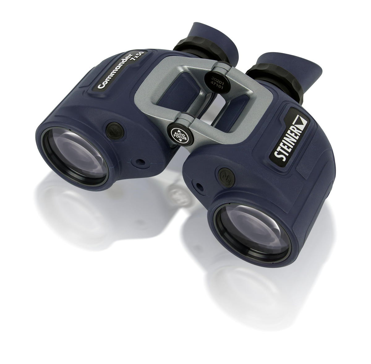 Steiner Commander 7x50 binoculars with rugged marine-grade design for outdoor viewing.