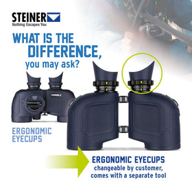 Steiner Commander 7x50 high brightness optics deliver clear targets on moving water.