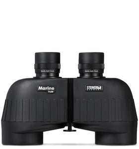 Steiner Marine 7x50 binoculars close-up of prisms for sharp, detailed images