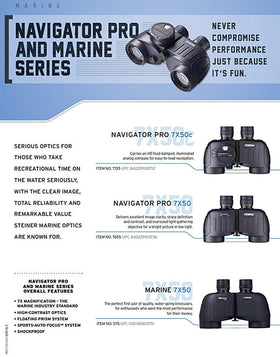 Steiner Marine rugged exterior with textured grip for secure handling