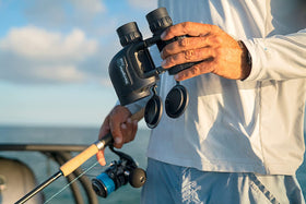 Steiner Navigator 7x50 wide field of view aids harbor navigation.