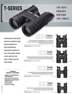 Steiner Tactical Binoculars ClicLoc system secures neck strap for instant readiness.