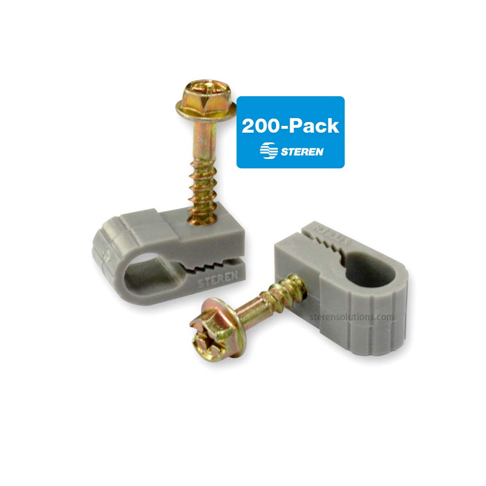 STEREN cable clips with adjustable teeth fitting several wires