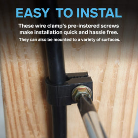 STEREN ethernet and coax clips help maintain organized, efficient cable routing.